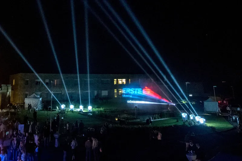 Erste Leasing / vodní show / realizace SCREENRENTAL